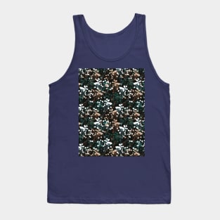 Spring Floral Plant Pattern Tank Top